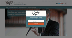 Desktop Screenshot of m.wyomingbusiness.org